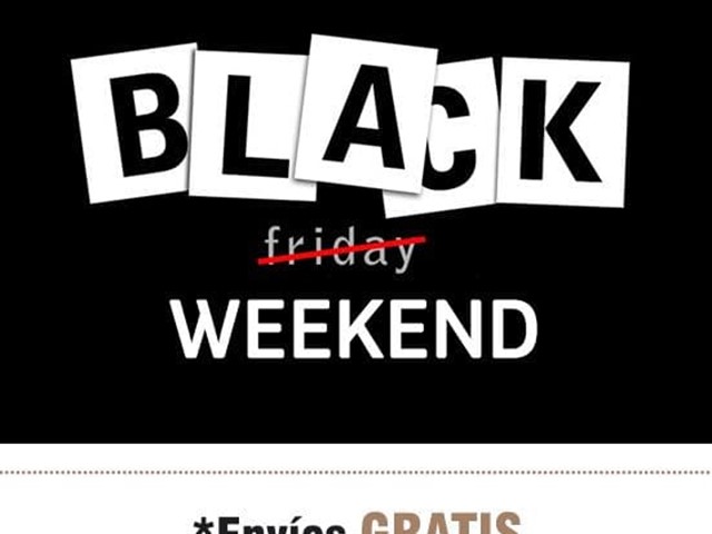 3,2,1...¡BLACK WEEKEND!ENVÍOS GRATIS