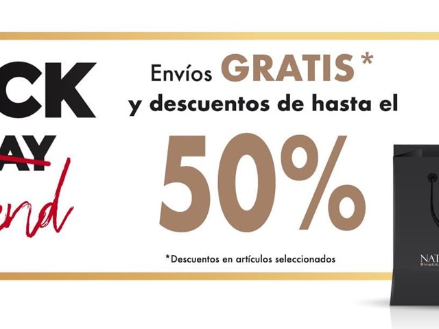 ¡Adelanta tus compras con el BLACK WEEKEND!