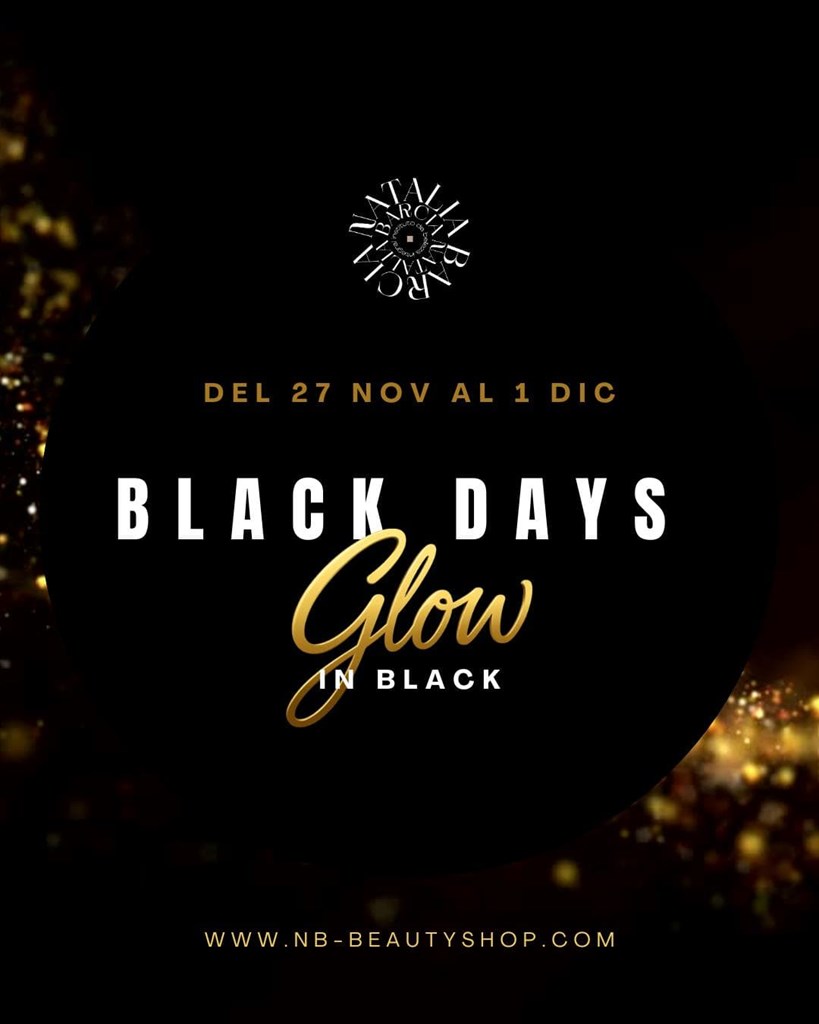 ¡Del 27 al 1 GLOW IN BLACK!