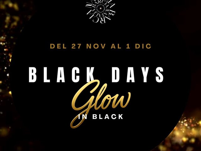 ¡Del 27 al 1 GLOW IN BLACK!