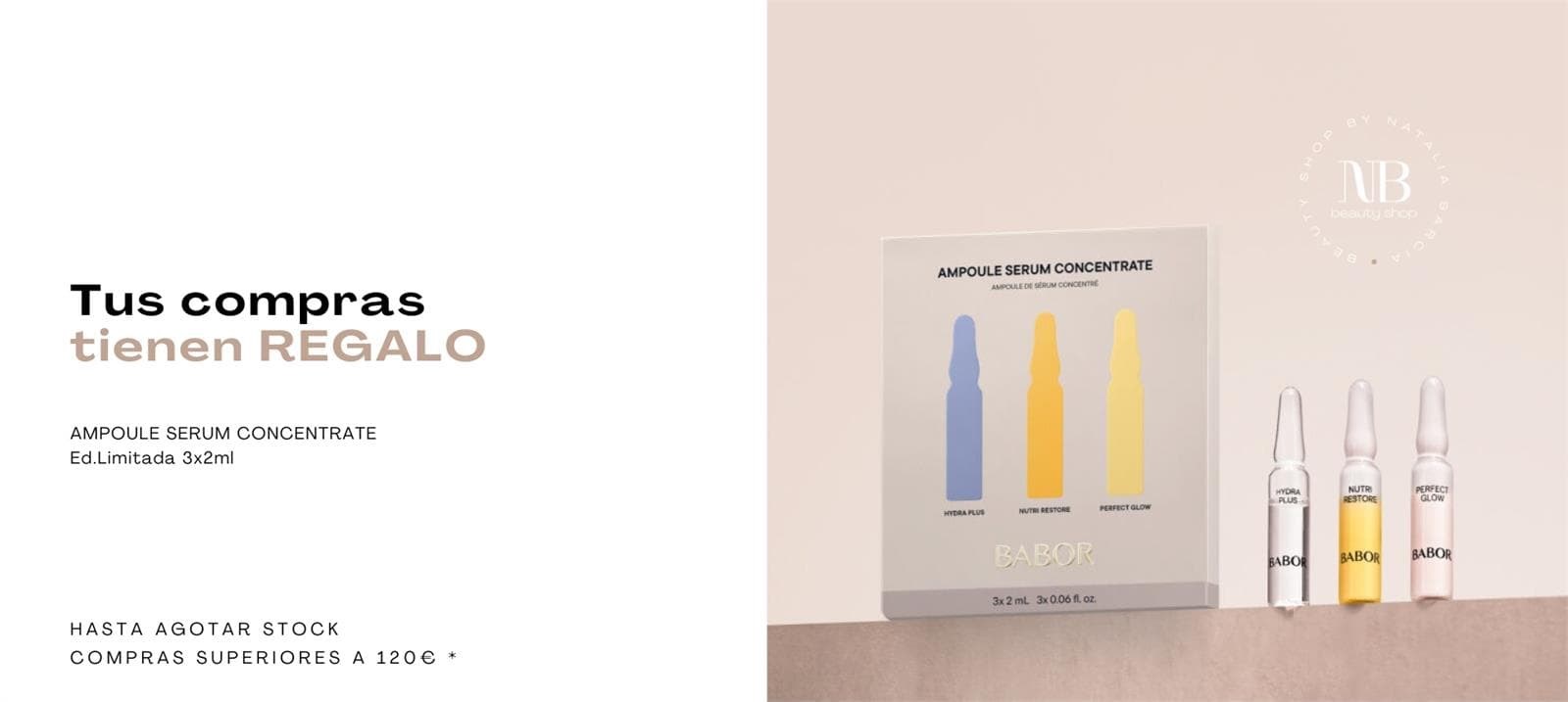 Tu regalo por compra en SEPTIEMBRE: Ampoule serum concentrate - Imagen 2
